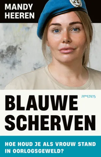 Blauwe scherven