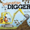 Dalmatian in a Digger