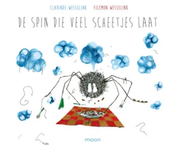De spin die veel scheetjes laat