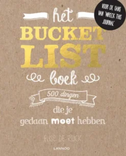 Het Bucketlist boek