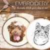 Pet Portrait Embroidery