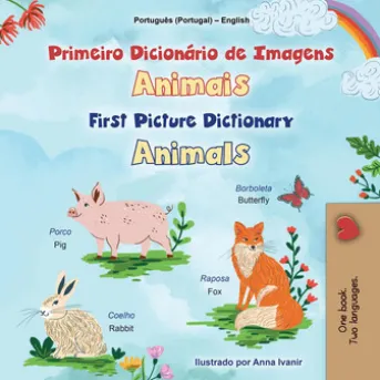 Primeiro Dicionário de Imagens Animais First Picture Dictionary Animals