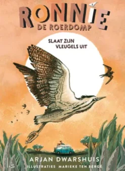 Ronnie de roerdomp slaat zijn vleugels uit