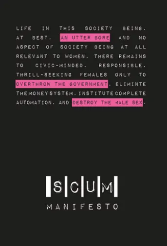 SCUM Manifesto