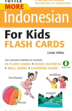 Tuttle More Indonesian for Kids Flash Cards