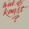 Wat is kunst?