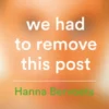 We Had To Remove This Post