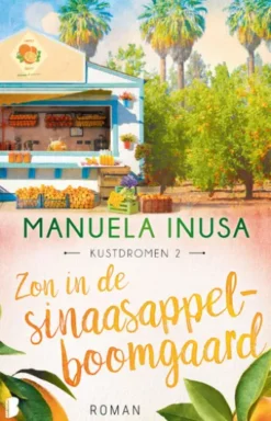 Zon in de sinaasappelboomgaard
